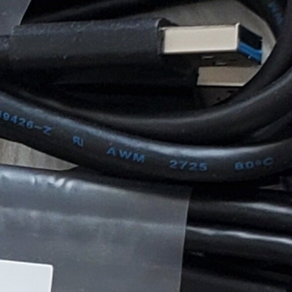 Dell USB 3.0 Bundle Type-A to Type-B Cable Male 6ft - Picture 6 of 7